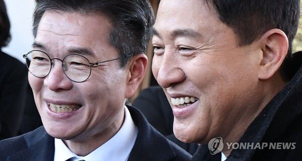오세훈 서울시장·정원오 전 성동구청장 [사진=연합뉴스]