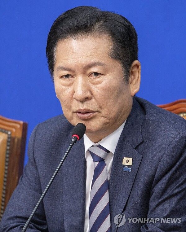 더불어민주당 정청래 대표가 13일 국회에서 열린 최고위원회의에서 발언하고 있다. 2026.4.13 [사진=연합뉴스]