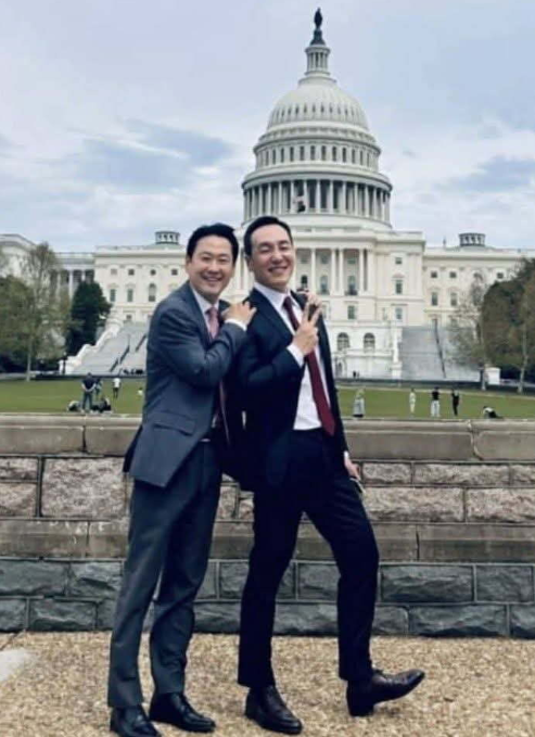 장동혁 대표와 김민수 최고위원 [사진=김종혁 전 최고위원 SNS 갈무리]