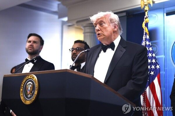 회견하는 트럼프 대통령&nbsp;[사진=EPA=연합뉴스]