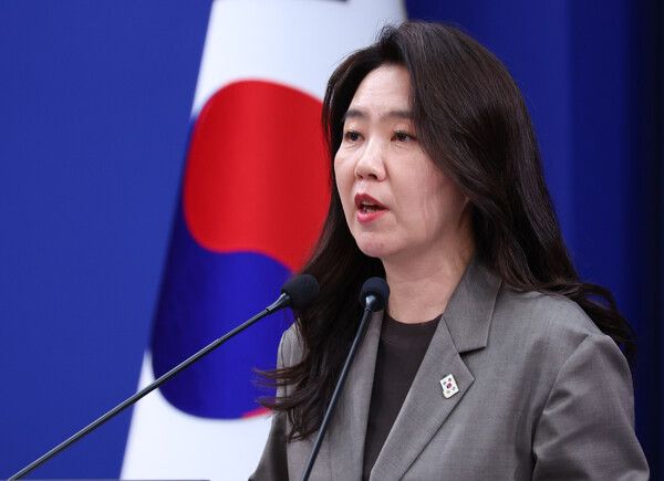 &nbsp;강유정 청와대 수석대변인. [사진=연합뉴스]