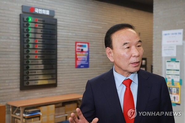 국민의힘 박덕흠 공천관리위원장.[사진=연합뉴스]