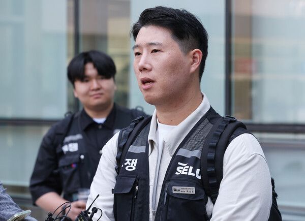 최승호&nbsp;초기업노조 삼성전자지부 위원장. [사진=연합뉴스]