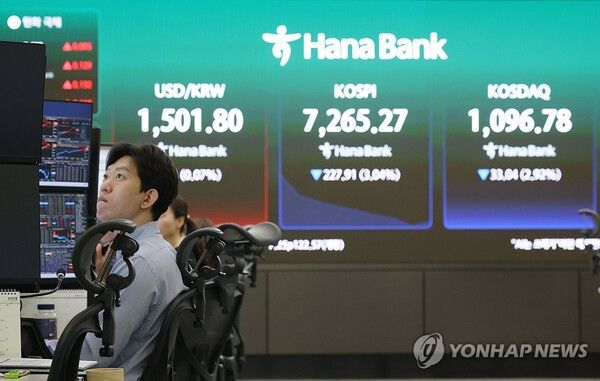 18일 코스피는 전장보다 22.86포인트(0.31%) 오른 7,516.04로 장을 마쳤다. [사진=연합뉴스]