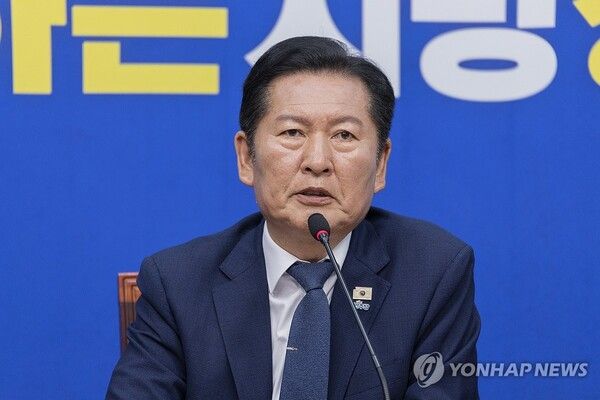 더불어민주당 정청래 대표가 6일 국회에서 열린 최고위원회의에서 발언하고 있다. 2026.5.6 [사진=연합뉴스]