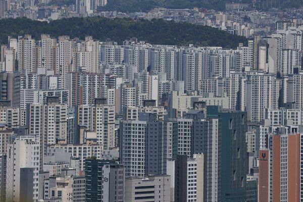 5일 서울 남산에서 내려다 본 서울시내. [사진=연합뉴스]