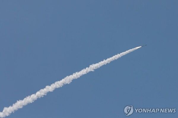 이란이 발사한 미사일&nbsp;[사진=AFP=연합뉴스]
