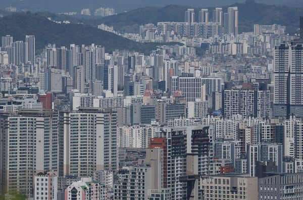 5일 서울 남산에서 내려다 본 서울시내. [사진=연합뉴스]
