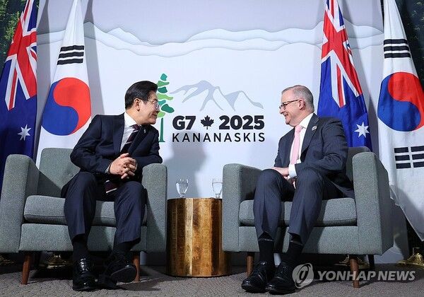 G7정상회의 참석한 이재명 대통령 [사진=연합뉴스]