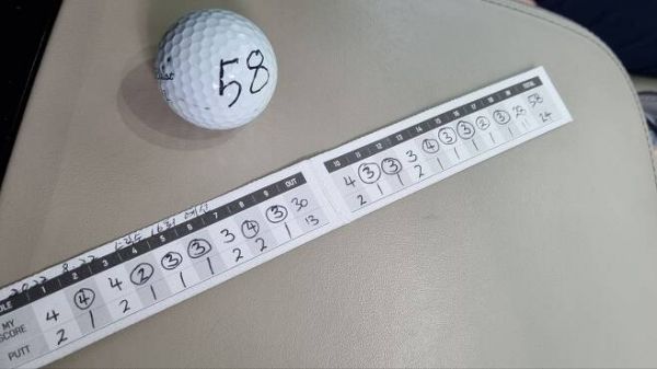 허성훈 58타. 사진=KPGA