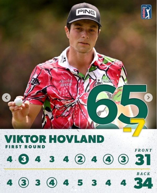 빅토르 호블란. 사진=PGA투어