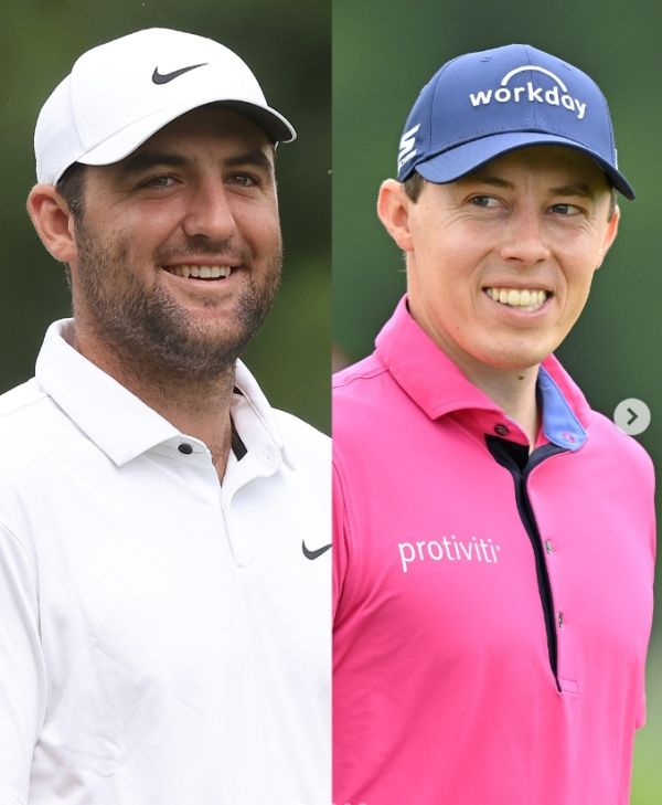 공동선두에 나선 셰플러와 피츠패트릭. 사진=PGA투어