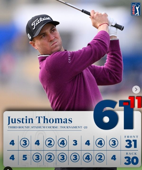 저스틴 토마스. 사진=PGA투어