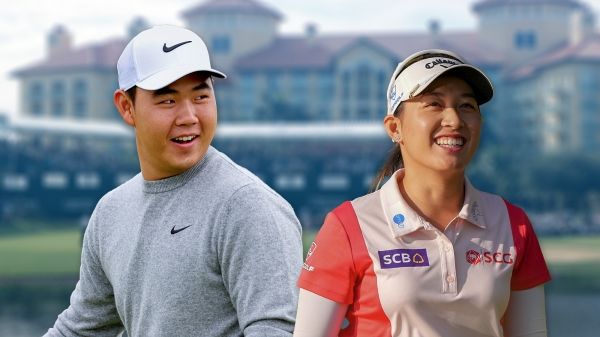 김주형과 지노 티티쿨. 사진=LPGA