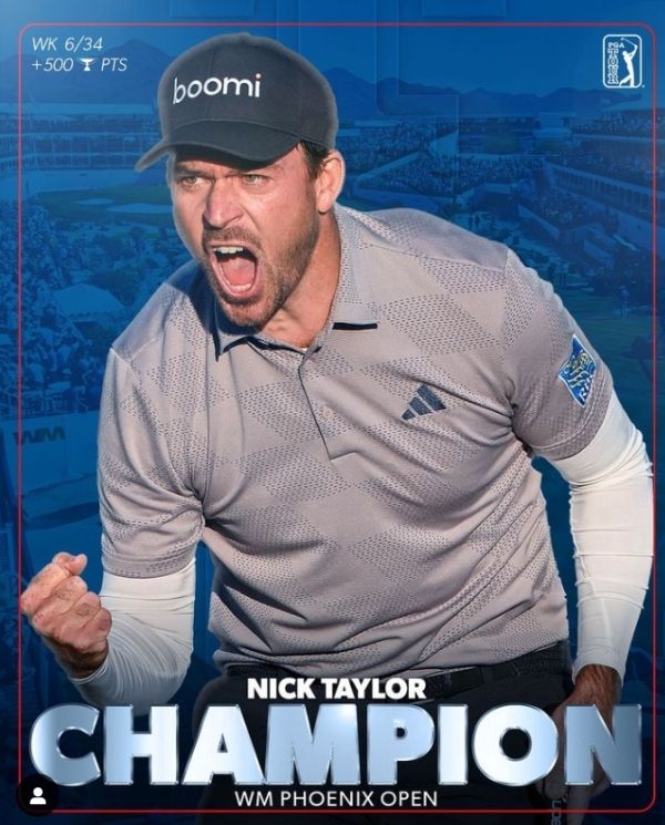 WM 피닉스 오픈에서 우승한 닉 테일러. 사진=PGA투어