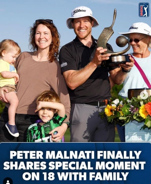 피터 말너티 가족. 사진=PGA투어