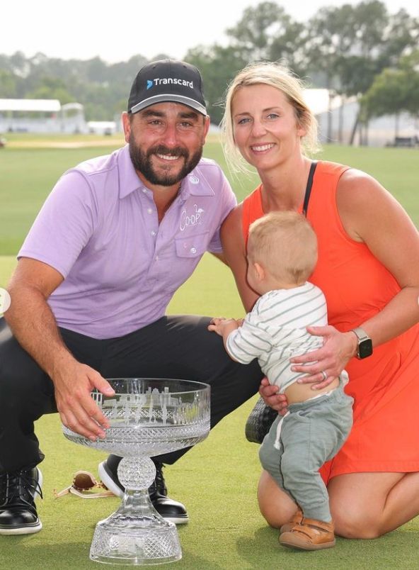 우승자 슈테판 얘거 가족. 사진=PGA투어