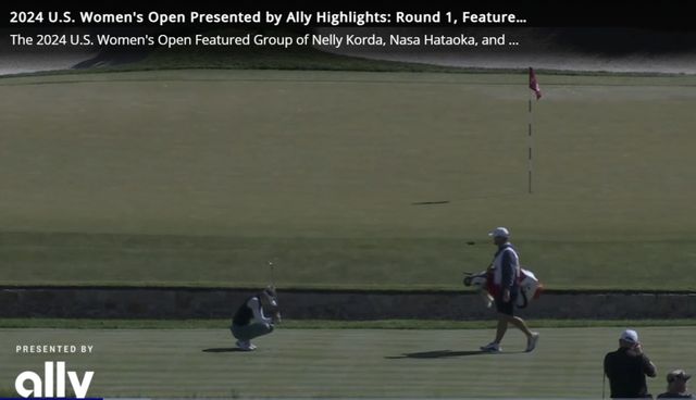 주저 앉은 넬리 코다. 사진=USGA