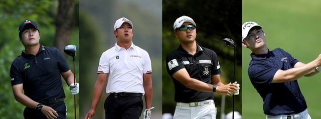 김민규, 최승빈, 조우영, 박준섭(사진=KPGA)
