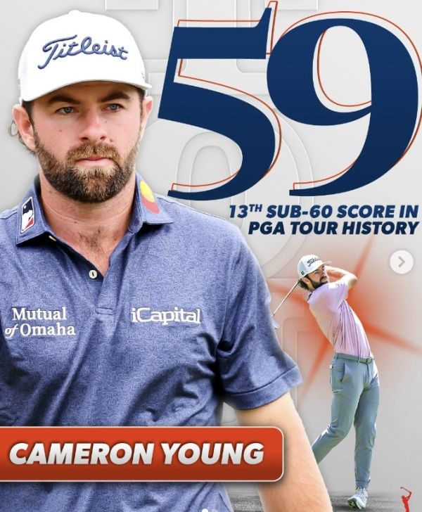 59타를 친 캐머런 영. 사진=PGA투어