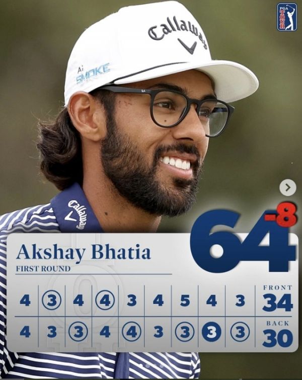 악샤이 바티아. 사진=PGA투어