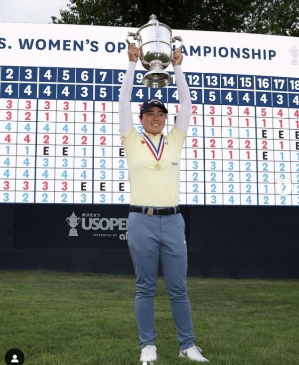 US여자오픈 우승자 사소 유카. 사진=LPGA