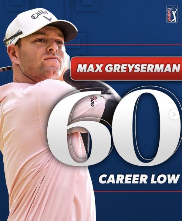2라운드에서 60타를 친 맥스 그레이서먼. 사진=PGA투어