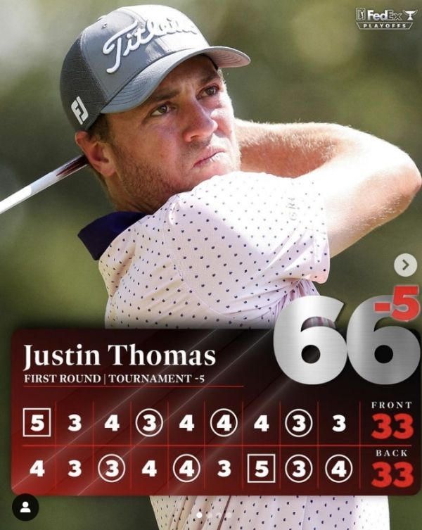저스틴 토마스. 사진=PGA투어