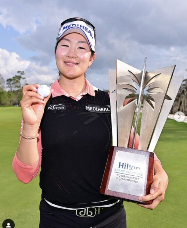 올 시즌 개막전 우승자 김아림. 사진=LPGA