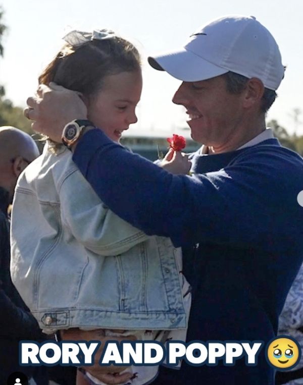 플레이어스 2승을 올린 로리 매킬로이와 딸. 사진=PGA투어