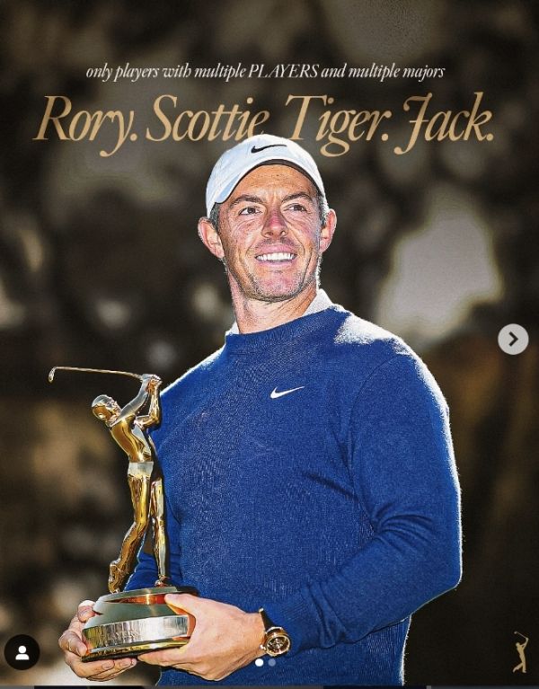 플레이어스 챔피언십에서 연장 우승한 로리 매킬로이. 사진=PGA투어