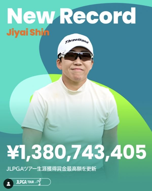 신지애. 사진=JLPGA