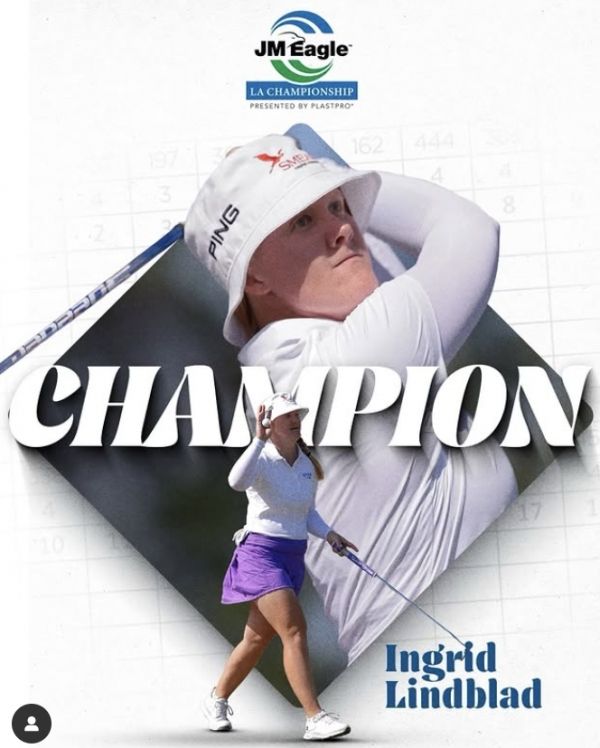 첫 우승한 잉리드 린드블라드. 사진=LPGA