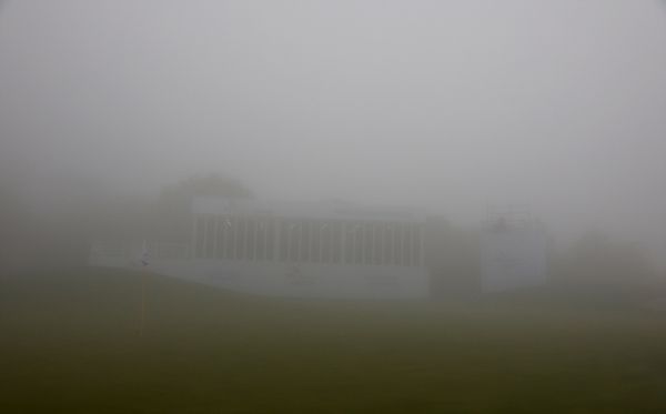 앞이 거의 안 보이는 핀크스GC 골프코스. 사진=KPGA 민수용 포토