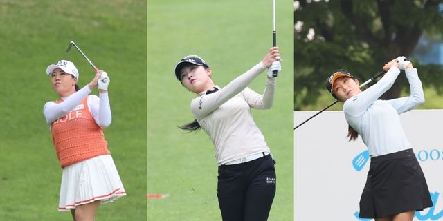 안선주, 이에원, 안송이(사진=KLPGA)