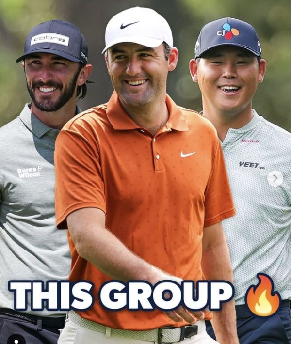 맥스 호마, 스코티 셰플러, 김시우(왼쪽부터). 사진=PGA투어