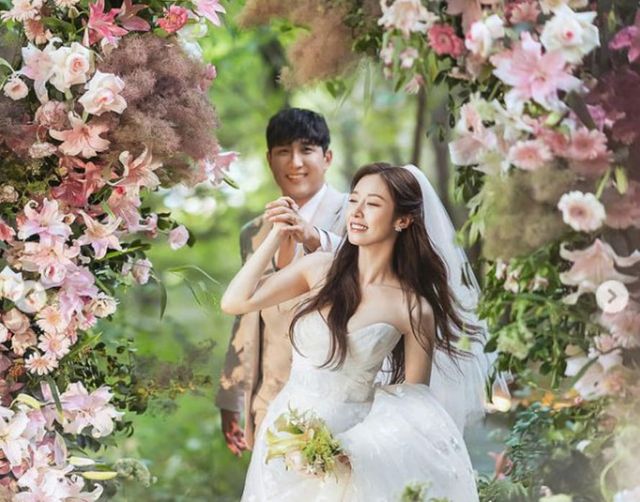 지연 황재균 웨딩 화보