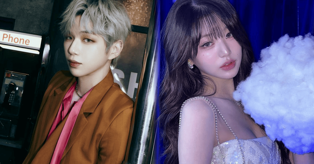 사진=강다니엘 sns / 장원영 sns