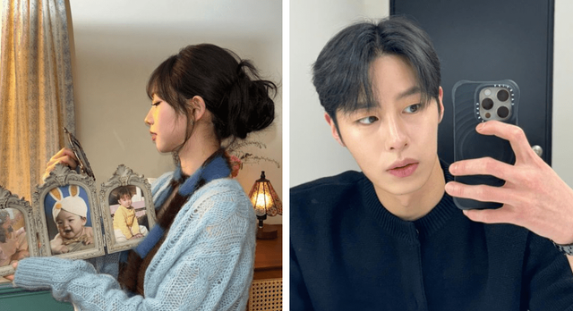 사진=카리나 SNS / 이재욱 SNS