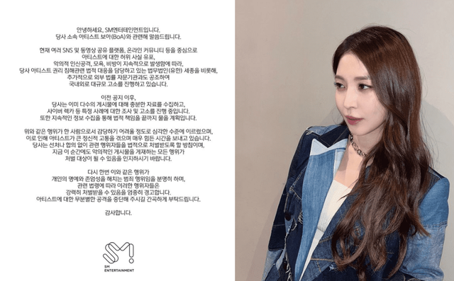 사진=보아 SM SNS