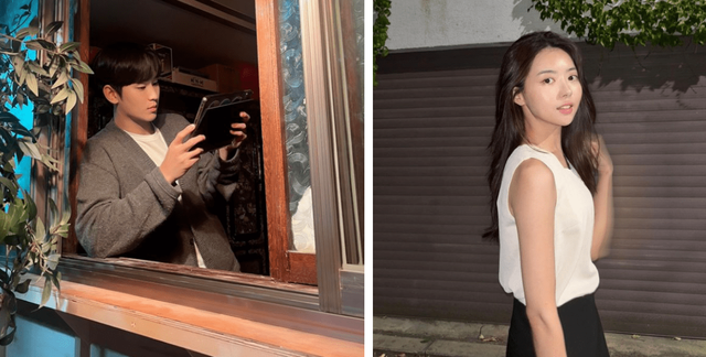 사진=김수현 SNS / 임나영 SNS