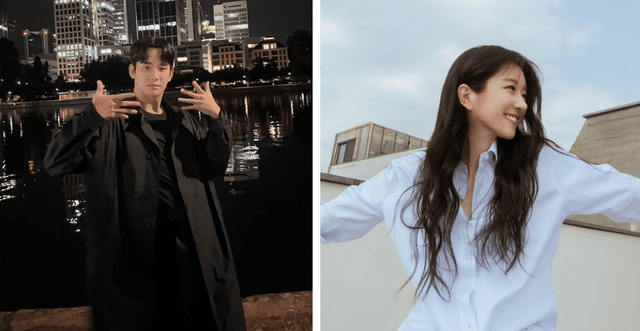 사진=김수현 SNS / 서예지 SNS