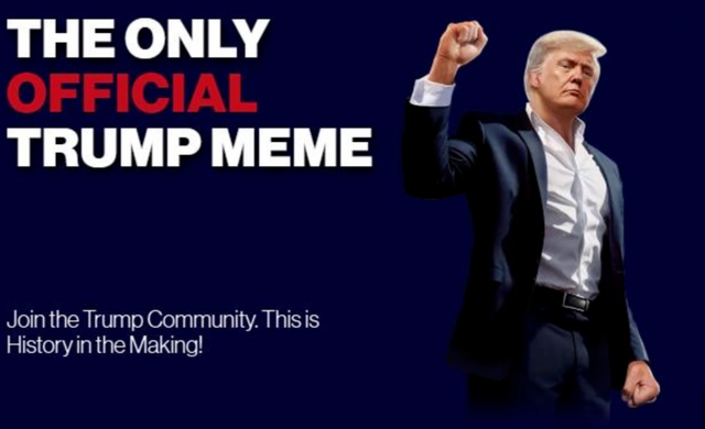 ‘오피셜 트럼프’ 홈페이지