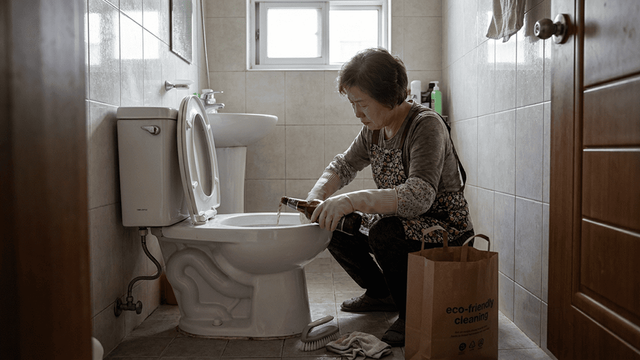 맥주를 이용한 변기청소 / 기사 이해를 돕기 위한 AI 이미지