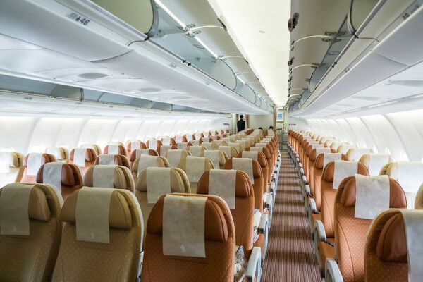 비어있는 항공기 내부 전경. 사진=이미지투데이