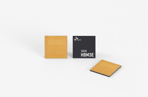 HBM3E 12단 제품. / 사진=SK하이닉스