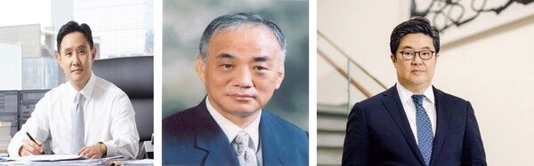 (왼쪽부터) 최윤범 고려아연 회장, 김병주 MBK파트너스 회장, 장형진 영풍 고문 /사진편집=딜사이트경제TV