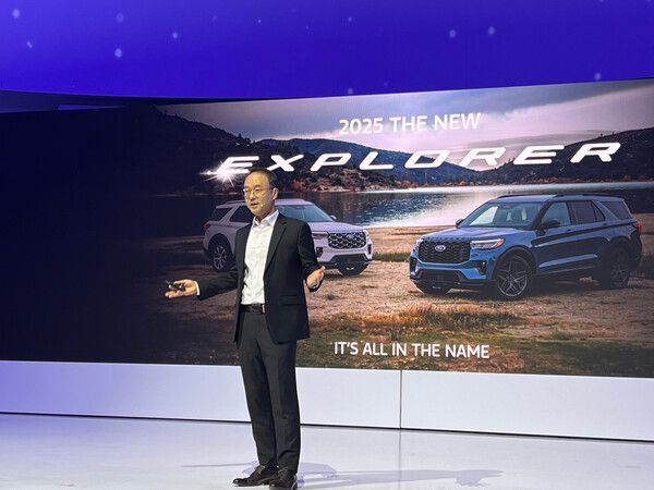 김판수 프로덕트 담당장 부장이 익스플로러의 상품성에 대해 설명했다. /사진=김완일 기자