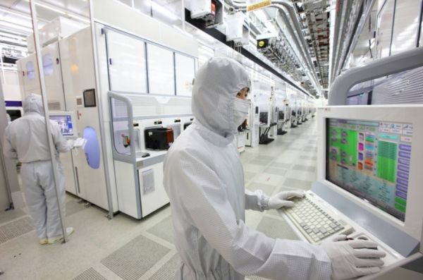 삼성전자 반도체 15라인의 내부 전경. /제공=삼성전자