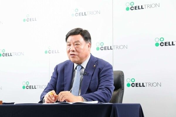 2023년 서정진 회장 복귀 기자간담회. / 사진=셀트리온.